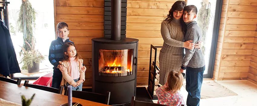 Morso Cast Iron Fireplace Insert Installation in Centerville, Utah