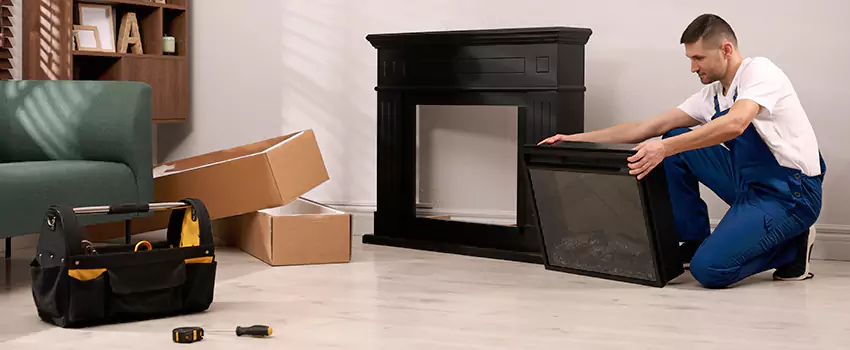 Old Rusted Metal Fireplace Repair And Replacement in Centerville, UT