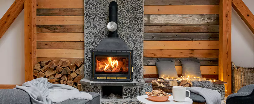 Thelin Hearth Products Direct Vent Gas Stove Fireplace Inspection in Centerville, Utah